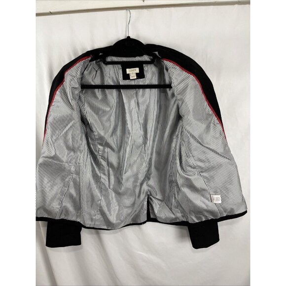 J. Crew Black Schoolboy Blazer Women's Size 8 Preppy Academia College - Picture 6 of 15